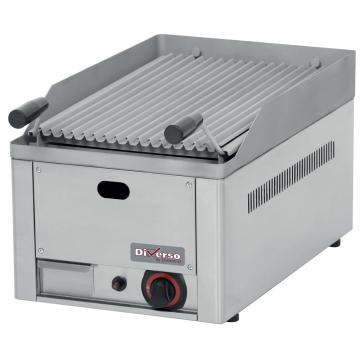 Grill roca vulcanica, 1/2 modul 4KW, gaz