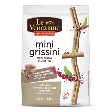 Grisine mini fara gluten cu amarant si hrisca 250g