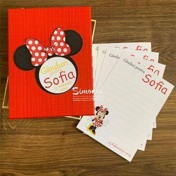 Guest book personalizat Minnie Mouse