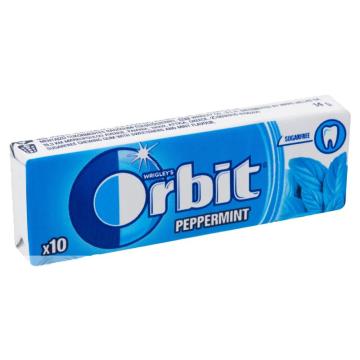 Guma de mestecat Wrigley's Orbit fara zahar 14 g menta