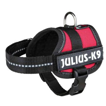 Ham Julius K9 pentru caini, 26-36 cm / 18 mm, rosu, 3XS