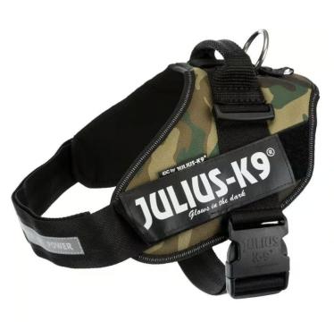 Ham Julius K9 pentru caini, 58-76 cm / 40 mm, camuflaj, M