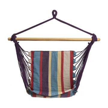 Hamac suspendat red&amp;blue stripe100x55