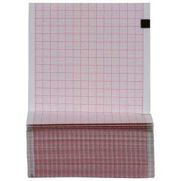 Hartie EKG la blat - 110 x 100 mm x 150 file caroiata