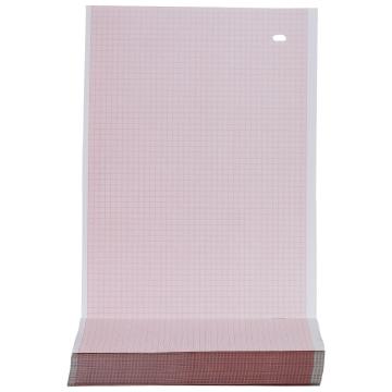 Hartie EKG la blat - 210 x 280 mm x 300 file caroiata