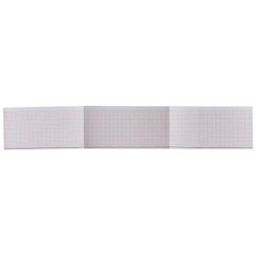 Hartie EKG la blat - 50 x 100 mm x 300 file caroiata