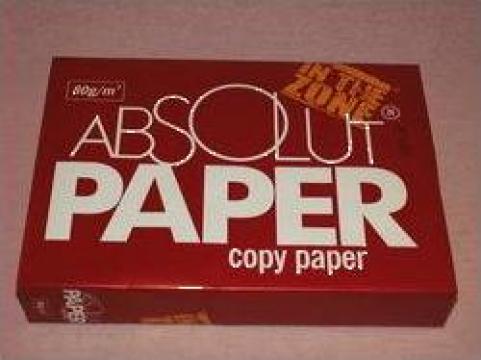 Hartie alba A4, 80gr/mp, 500 coli/top Absolut Paper