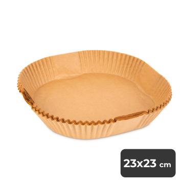 Hartie de copt pentru friteuza cu aer - patrata - 23 cm