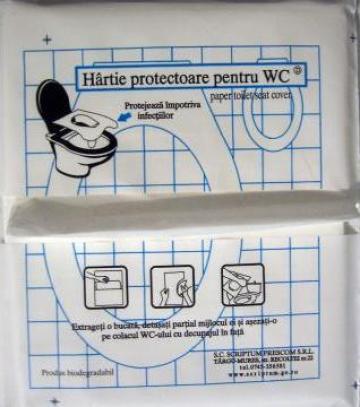 Hartie protectoare pentru WC