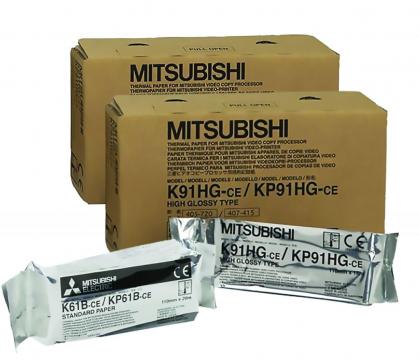 Hartie video printer Mitsubishi K61 (110mm X 20m) - Standard