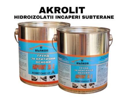 Hidroizolatie Akrolit pentru beciuri 4 kg