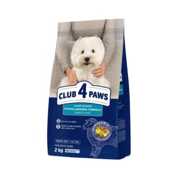 Hrana Club 4 Paws hypoallergenic lamb&rice small breeds 2kg