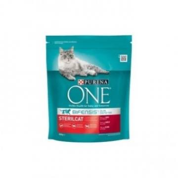 Hrana Purina One pentru pisici sterile cu vita si grau