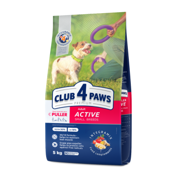 Hrana caini Club 4 Paws dog adult mini activ 5kg