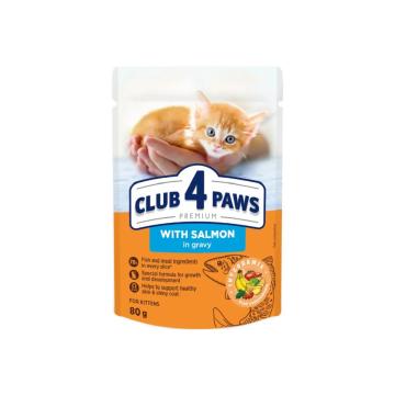 Hrana plic pisica Junior (kitten) somon in sos 80g