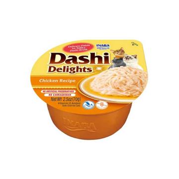 Hrana umeda Churu pisici supa Dashi Delights de pui