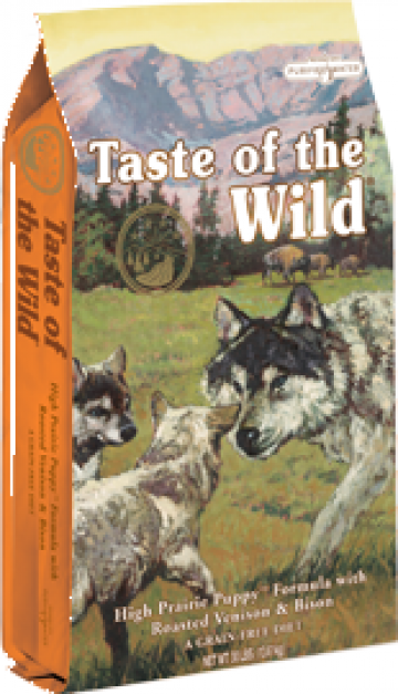 Hrana uscata caini Taste Of The Wild High Prairie Puppy