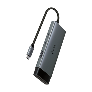 Hub USB-C 7-in-1, Power Delivery 100W, HDMI, cititor carduri