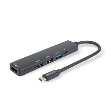Hub USB multifunctional - HDMI + Type-C 3.0 - 3xUSB-A