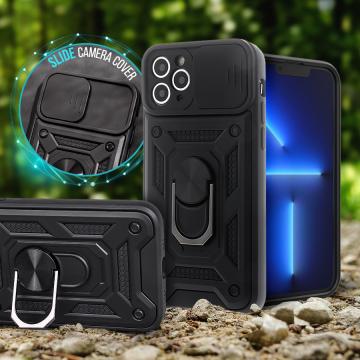 Husa Survival Slide iPhone 15/15 Pro/15 Pro Max, Black