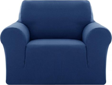 Husa elastica fotoliu 80x120 cm albastru inchis