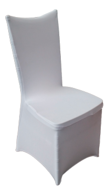 Husa elastica scaun catering Raki culoare alba