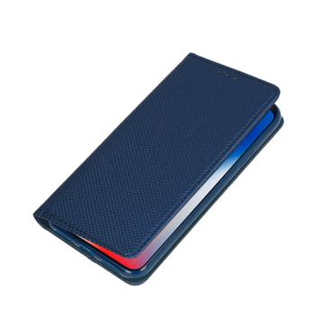 Husa flip Smart Book Magnet pentru Nokia 7.1 albastra