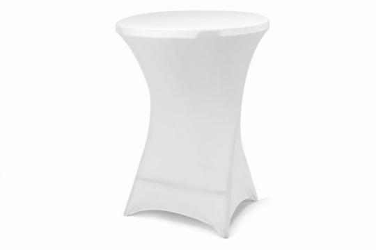 Husa pentru masa pliabila Bistro - culoare alb - 80x80x110cm