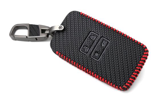 Husa piele carbon cartela Renault Megane Koleos Kadjar Clio