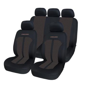 Huse universale premium pentru scaune auto bej + negru