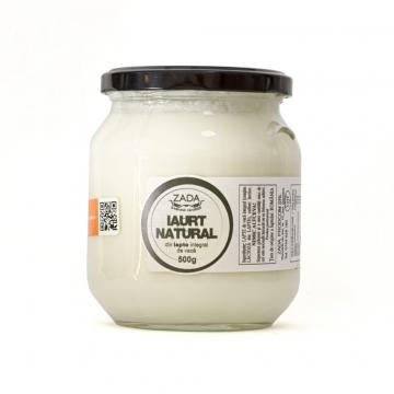 Iaurt natural din lapte de vaca - Zada 500 g