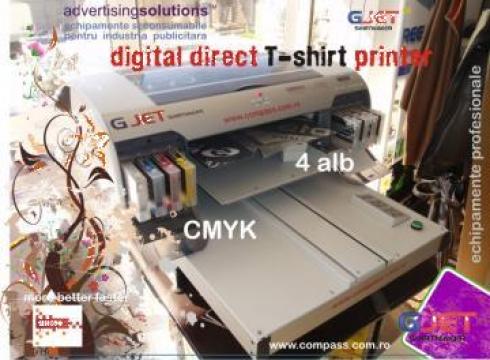 Imprimare directa pe textile-Kimoto G-Jet, imprimanta trico