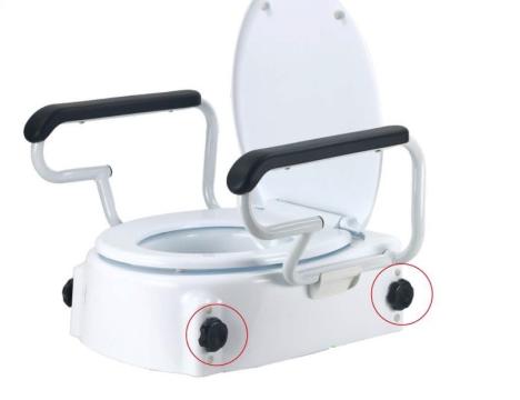 Inaltator wc cu capac reglabil pe inaltime