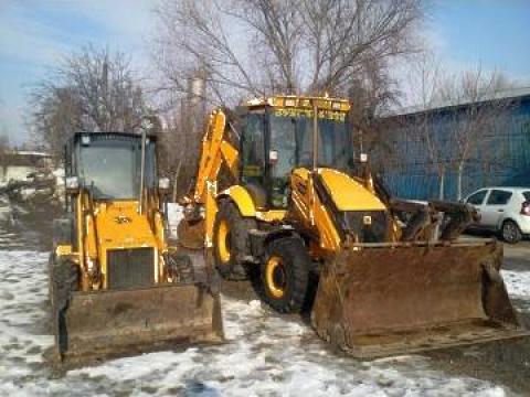 Inchiriere Bobcat JCB1CX miniincarcator, cupa sant si picon