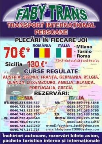 Inchiriere autocar / microbuz intern si international