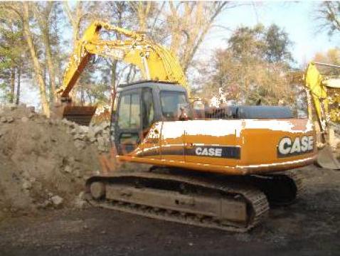 Inchiriere excavator pe senile Case Cx240