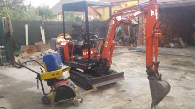 Inchiriere mini-excavator, buldoexcavator