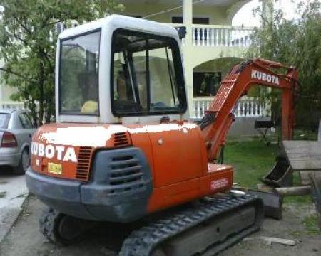 Inchiriere miniexcavator Kubota de 4t