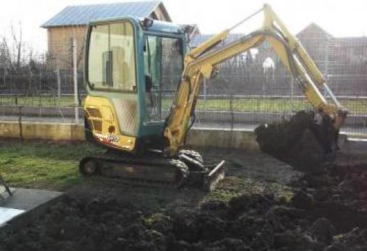 Inchiriere miniexcavator Yanmar SV 17