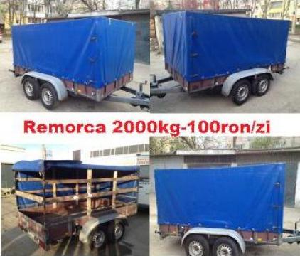 Inchiriere remorca auto 2000kg