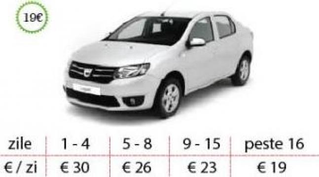 Inchirieri auto Timisoara - Dacia Logan