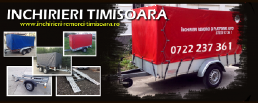 Inchirieri remorci si platforme auto Timisoara