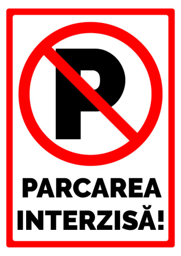 Indicator de parcari interzise