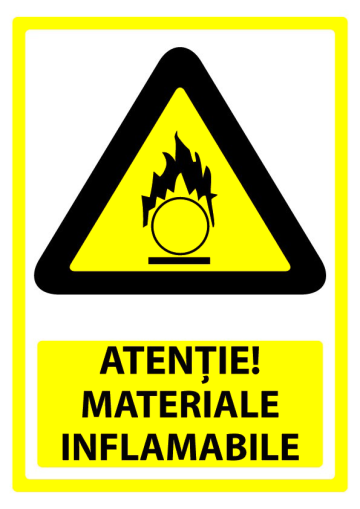 Indicator de securitate materiale inflamabile