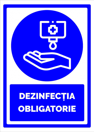 Indicator dezinfectia obligatorie
