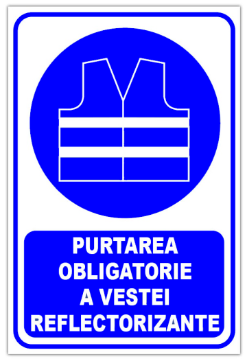 Indicator purtarea obligatorie a vestei reflectorizante