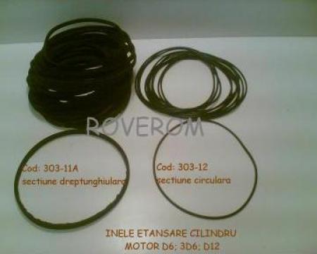 Inele etansare cilindru motor D6; 3D6; D12