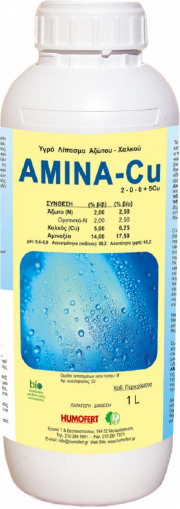Ingrasamant lichid cu azot si cupru Amina CU
