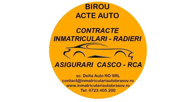 Inmatriculari auto in Brasov