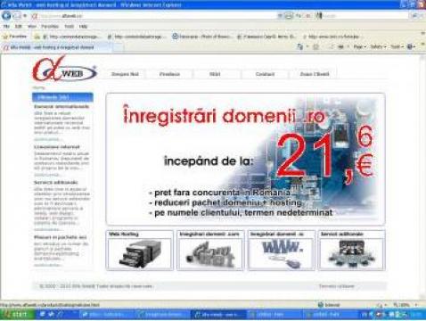Inregistrare Domenii. ro web